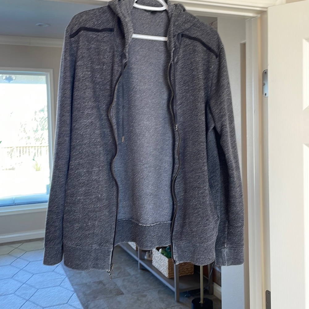 John Varvatos zip up mens hoodie